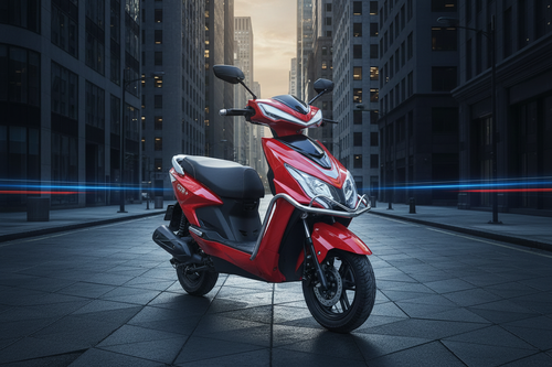 GTR+ Electric Scooter in Modern Urban Setting